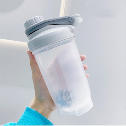 Blender Shaker Bottle With Scale Protein Shakes Leakproof For Powder Workout Gym Fitness Sport Mixing Cup Water Bottle Kitchen Gadgets - DunbiBeauty, LLC