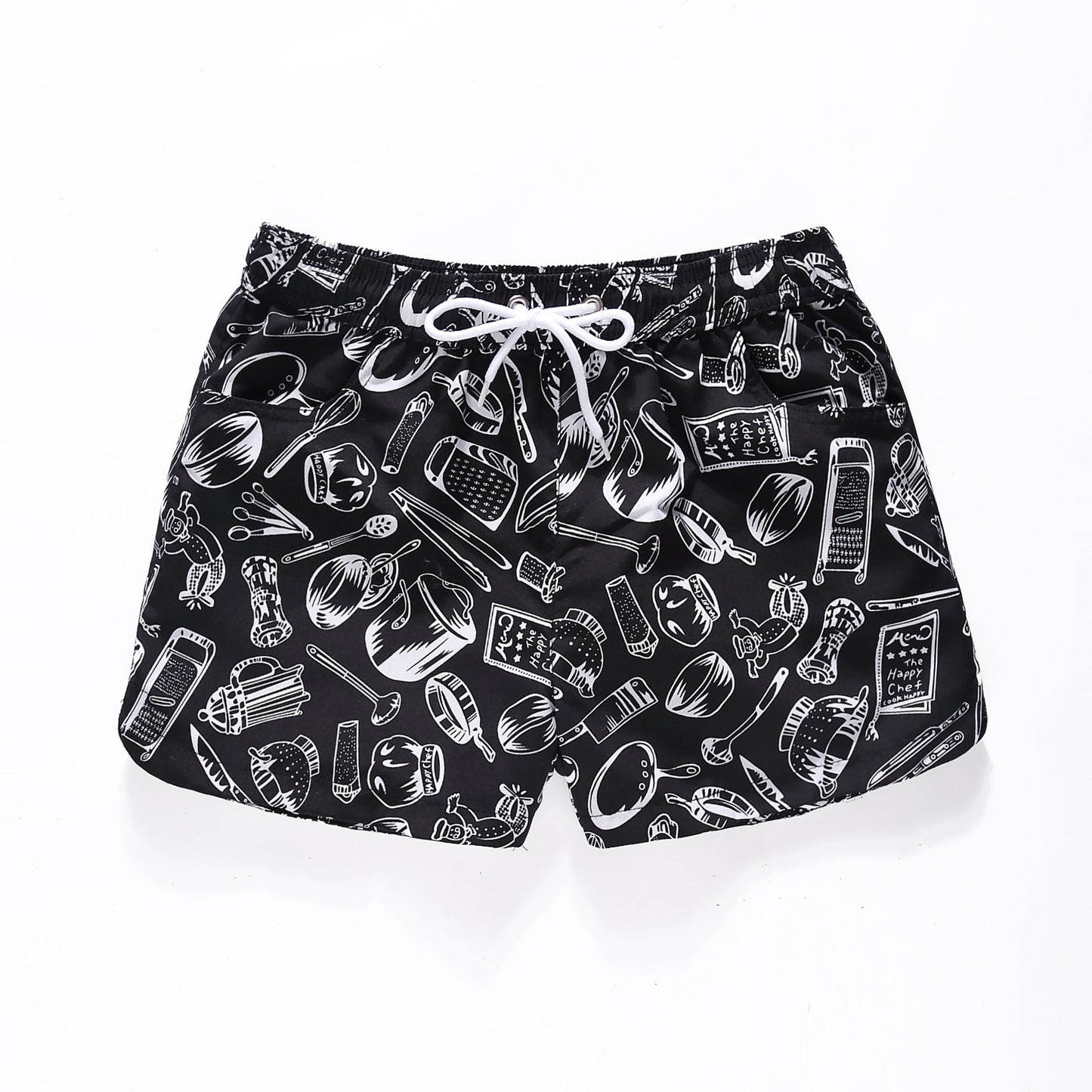 Blue Beach Shorts Quick Dry Swim Shorts Oversized Loose Boxer Shorts - DunbiBeauty, LLC