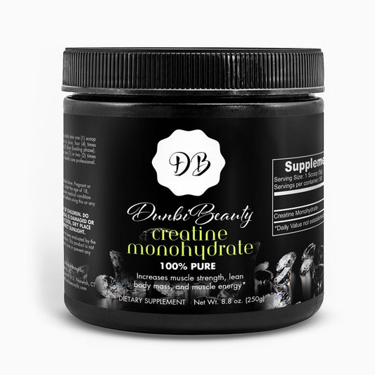 Creatine Monohydrate 100% Pure - DunbiBeauty, LLC