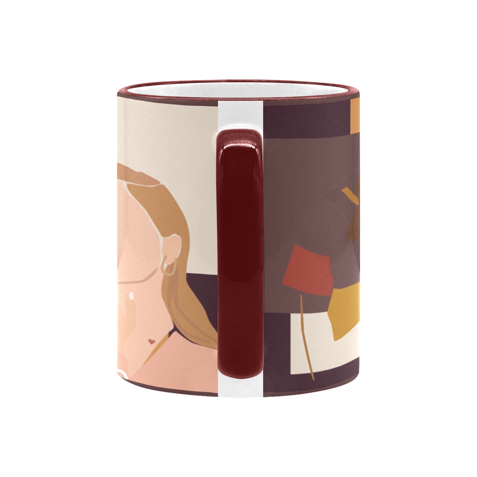 Custom Edge Color Mug (11oz) Afro Latinas, Latinas, Community, Beauty, Grace, Style, Fashion. Trendsetters (Designed by Dunbi) - DunbiBeauty, LLC