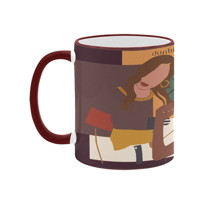 Custom Edge Color Mug (11oz) Afro Latinas, Latinas, Community, Beauty, Grace, Style, Fashion. Trendsetters (Designed by Dunbi) - DunbiBeauty, LLC