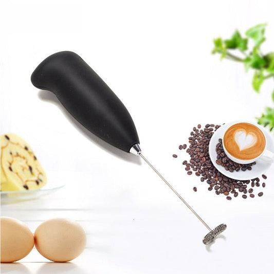 Electric Milk Frother Automatic Handheld Coffee Foam Maker Milk Cappuccino Frother Egg Beater Portable Kitchen Coffee Tools - DunbiBeauty, LLC