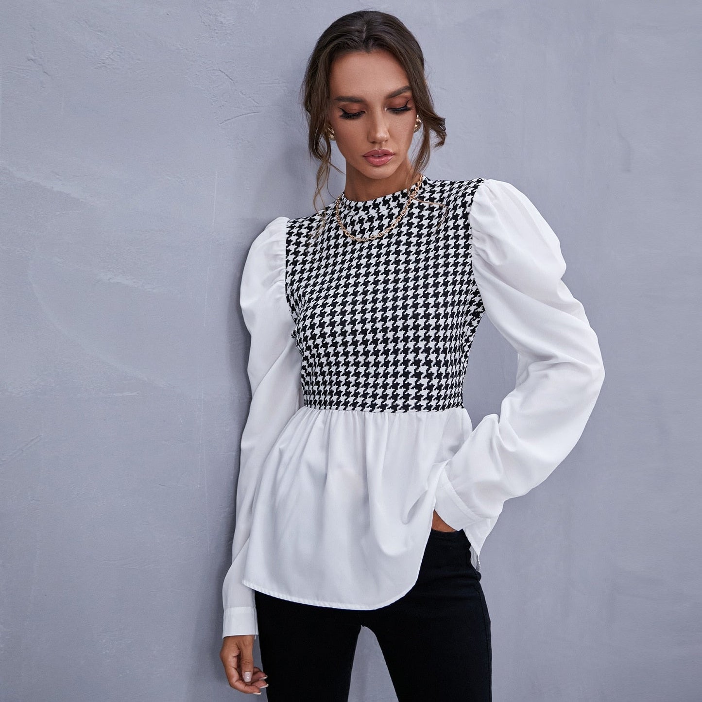 Elegant O-Neck Blouse - DunbiBeauty, LLC