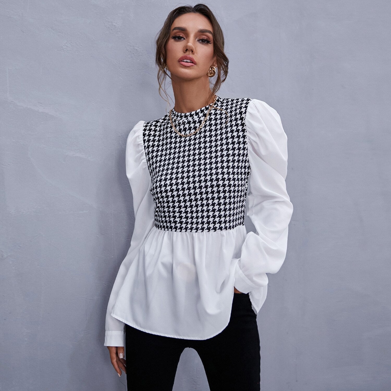 Elegant O-Neck Blouse - DunbiBeauty, LLC