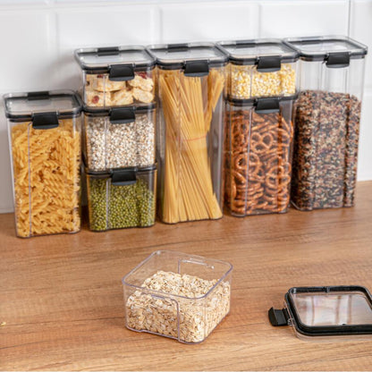 Food Storage Containers Kitchen Storage Organization Kitchen Storage Box Jars Ducts Storage for Kitchen PET Food Storage Box Lid - DunbiBeauty, LLC