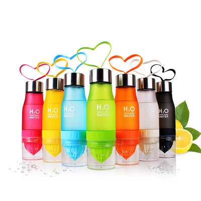 Frosted And Colorful Plastic Lemon Cup 650ml - DunbiBeauty, LLC