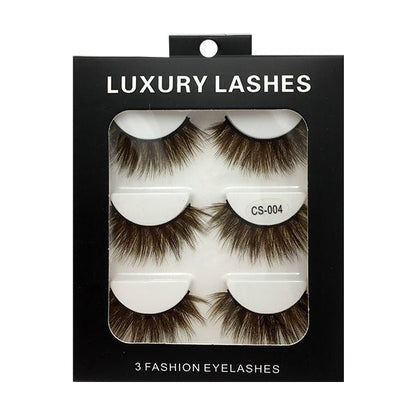 High-grade Color False Eyelashes Three-dimensional Thick Thickened Eyelash Cross Natural - DunbiBeauty, LLC