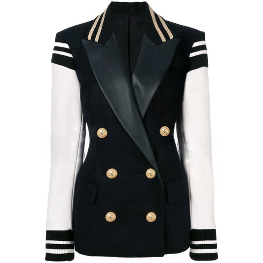 HIGH STREET Women's Fashion Varsity Jacket - DunbiBeauty, LLC