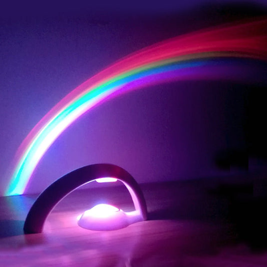 LED Colorful Rainbow Night Light Romantic Sky Rainbow Projection Lamp Bedroom Light Home Decoration - DunbiBeauty, LLC