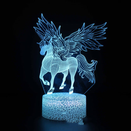 LED Colorful Touch Remote Control Creative Desk Lamp - DunbiBeauty, LLC