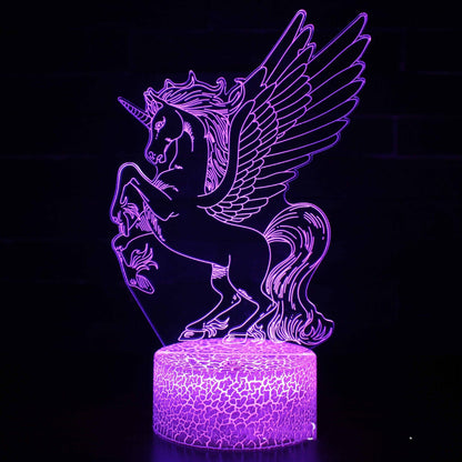 LED Colorful Touch Remote Control Creative Desk Lamp - DunbiBeauty, LLC