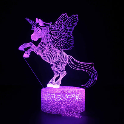LED Colorful Touch Remote Control Creative Desk Lamp - DunbiBeauty, LLC