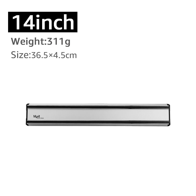 Magnetic Knife Holder Strip for Kitchen Knife Stand Bar Strip Wall Mount Storage Magnetic Knives Rack Cooking Accessories - DunbiBeauty, LLC